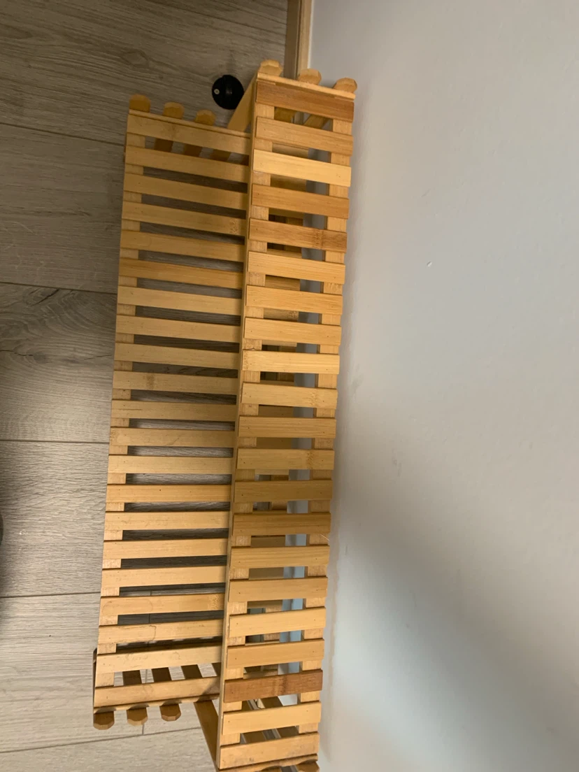 2-Tier Bamboo Plant Stand - Apricot Color - photo 2