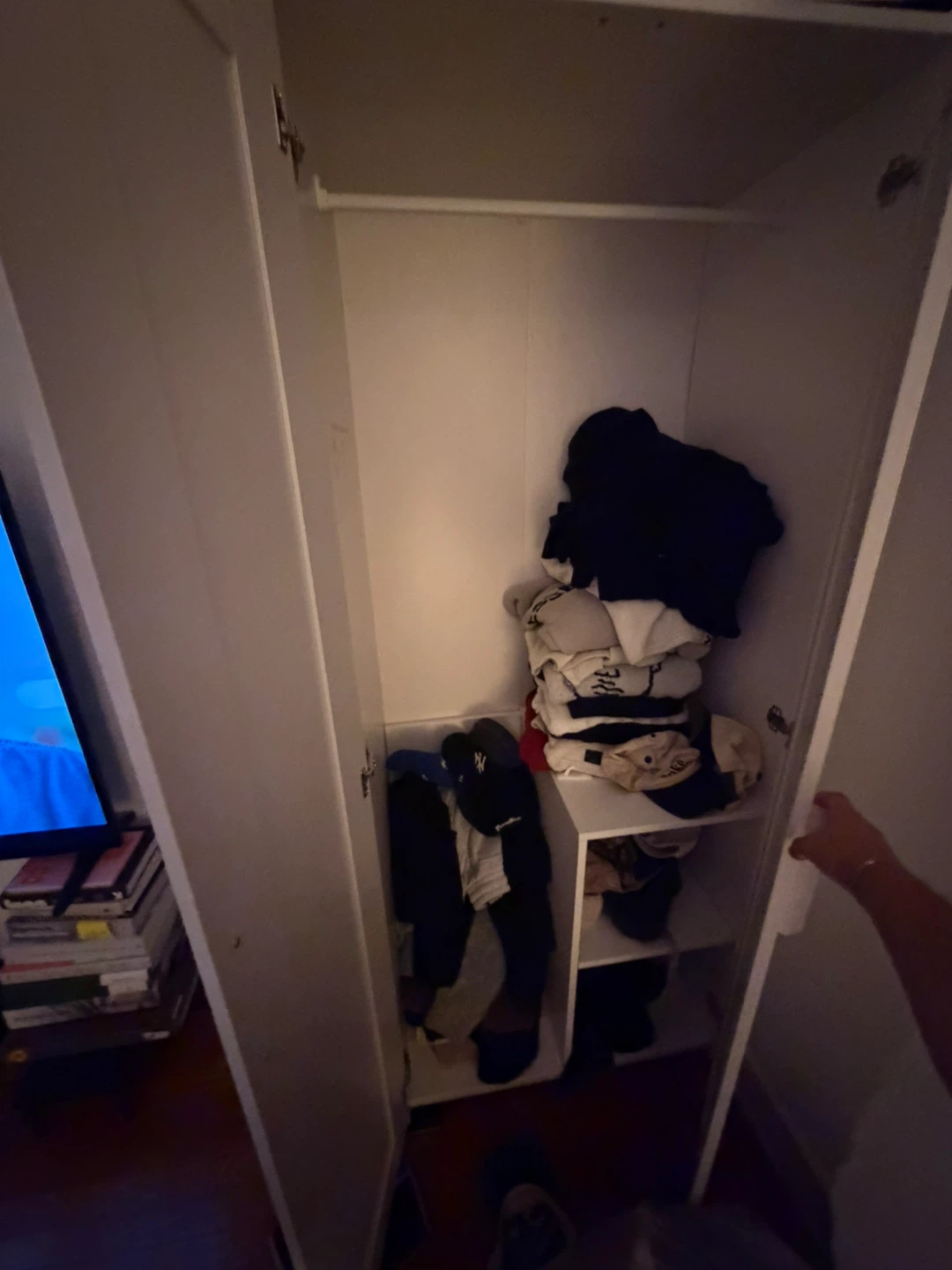 BRIMNES White Two-Door Wardrobe - photo 2