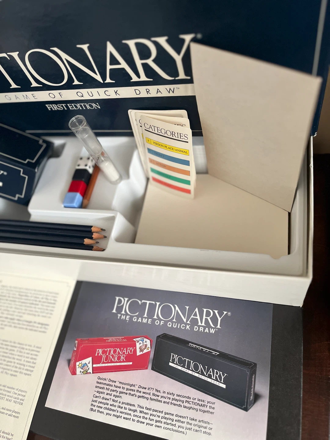 Pictionary: The Game of Quick Draw - First Edition Board Game - photo 3