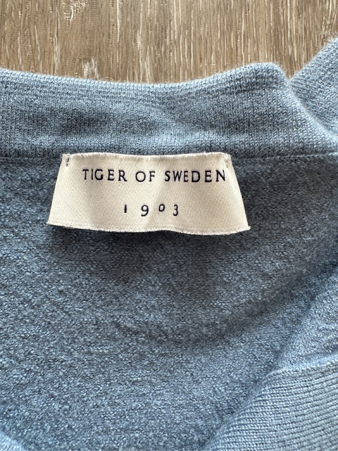Tiger of Sweden Blue Wool Polo Shirt XS - photo 2