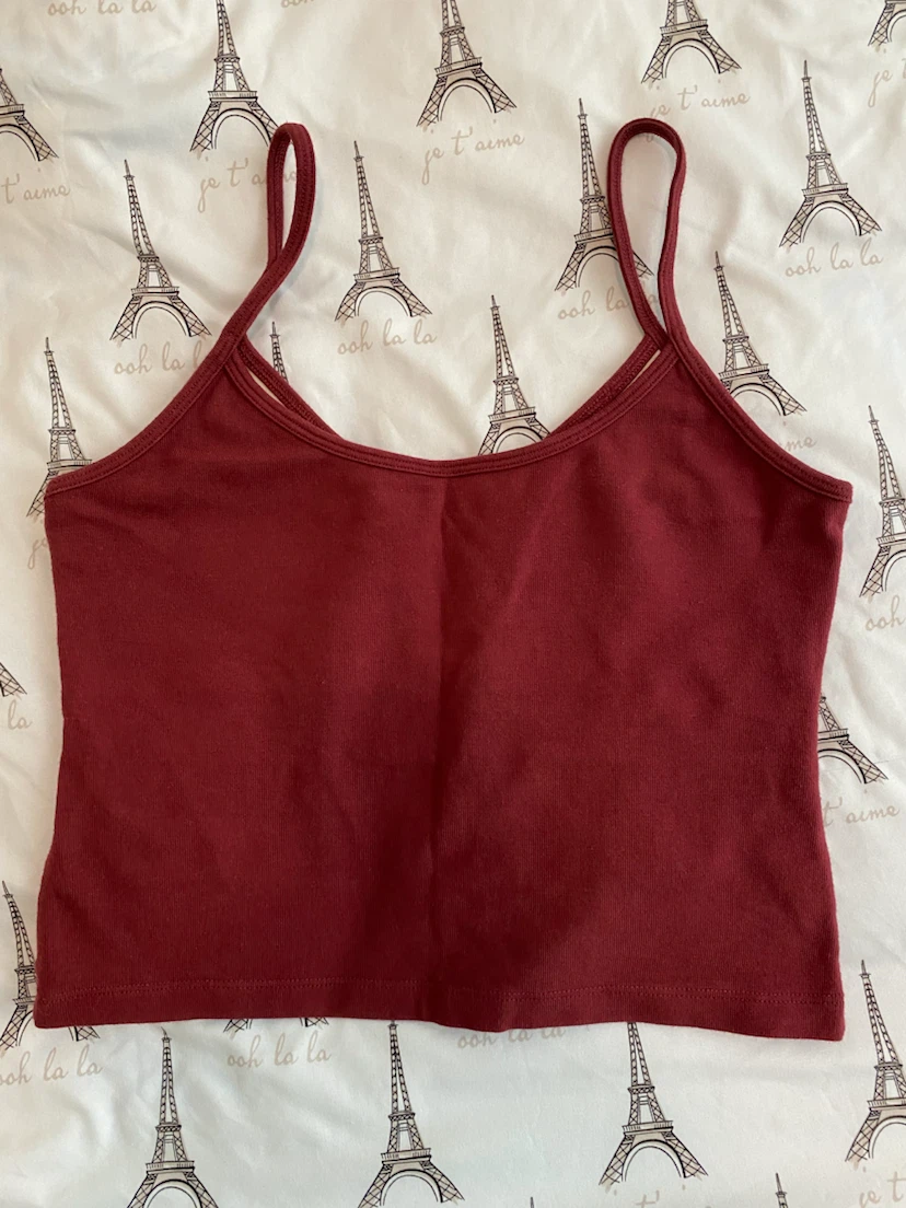 Brandy Melville Red Crop Top