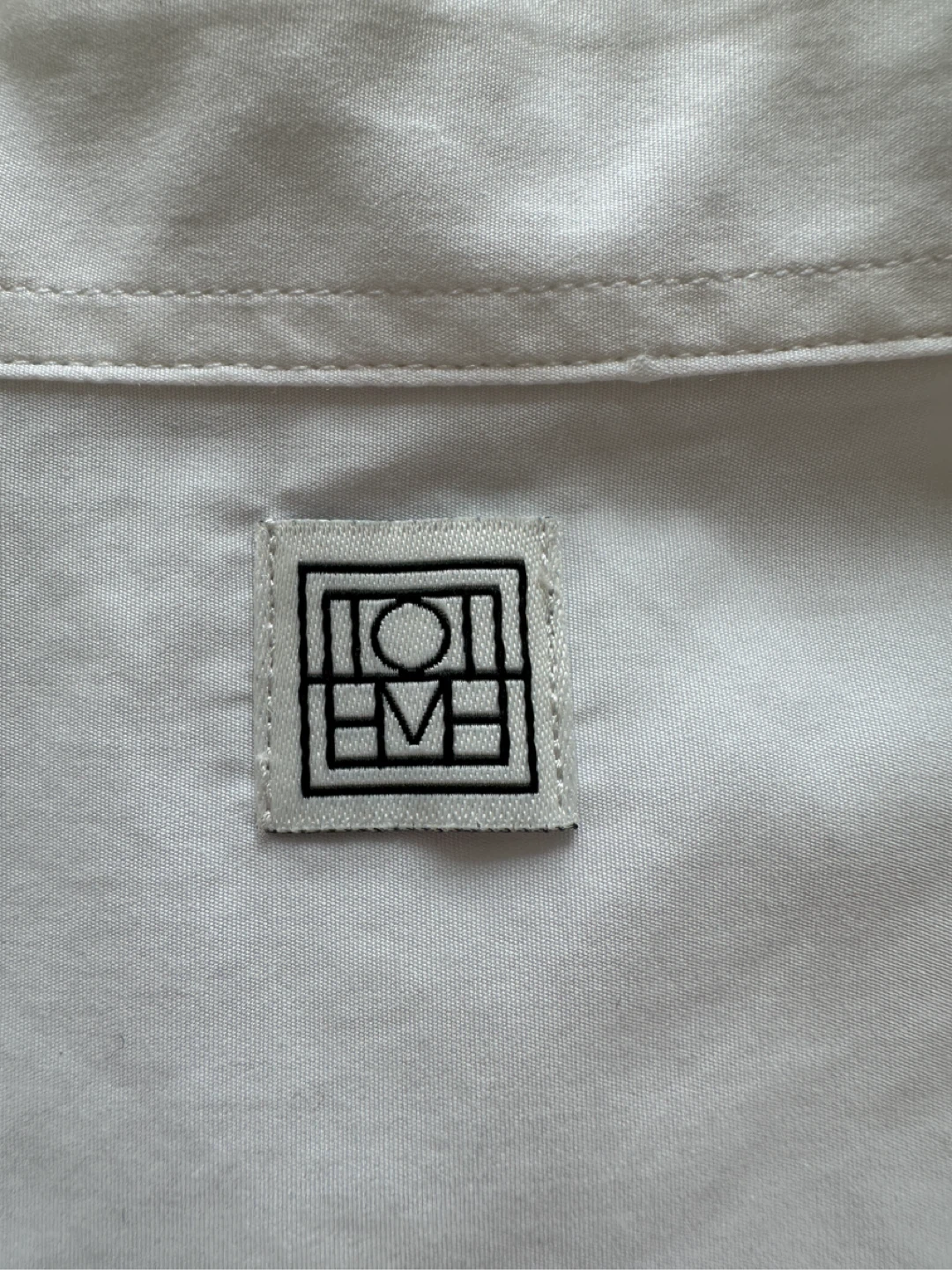 Totême White Cotton Button-Up Shirt Size M - photo 4