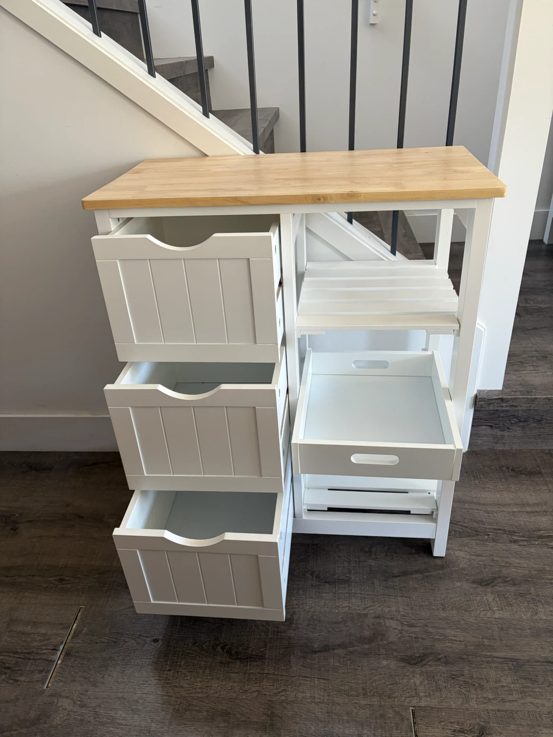 HOMCOM Kitchen shelf with drawers - photo 2