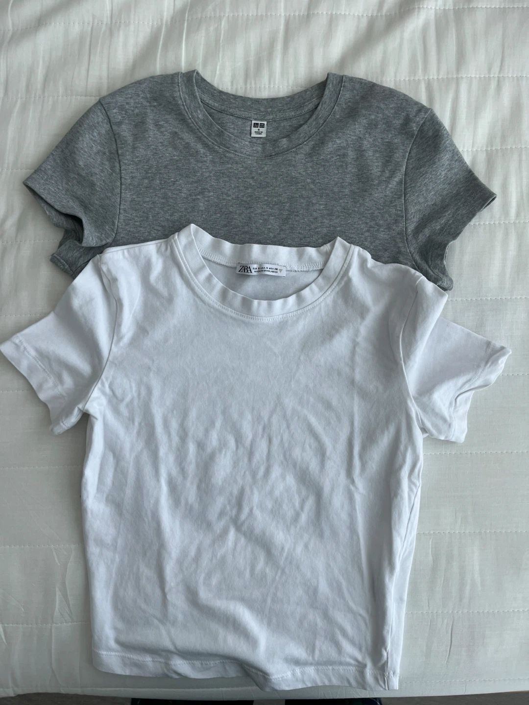 Uniqlo & Zara T-Shirts - Grey & White