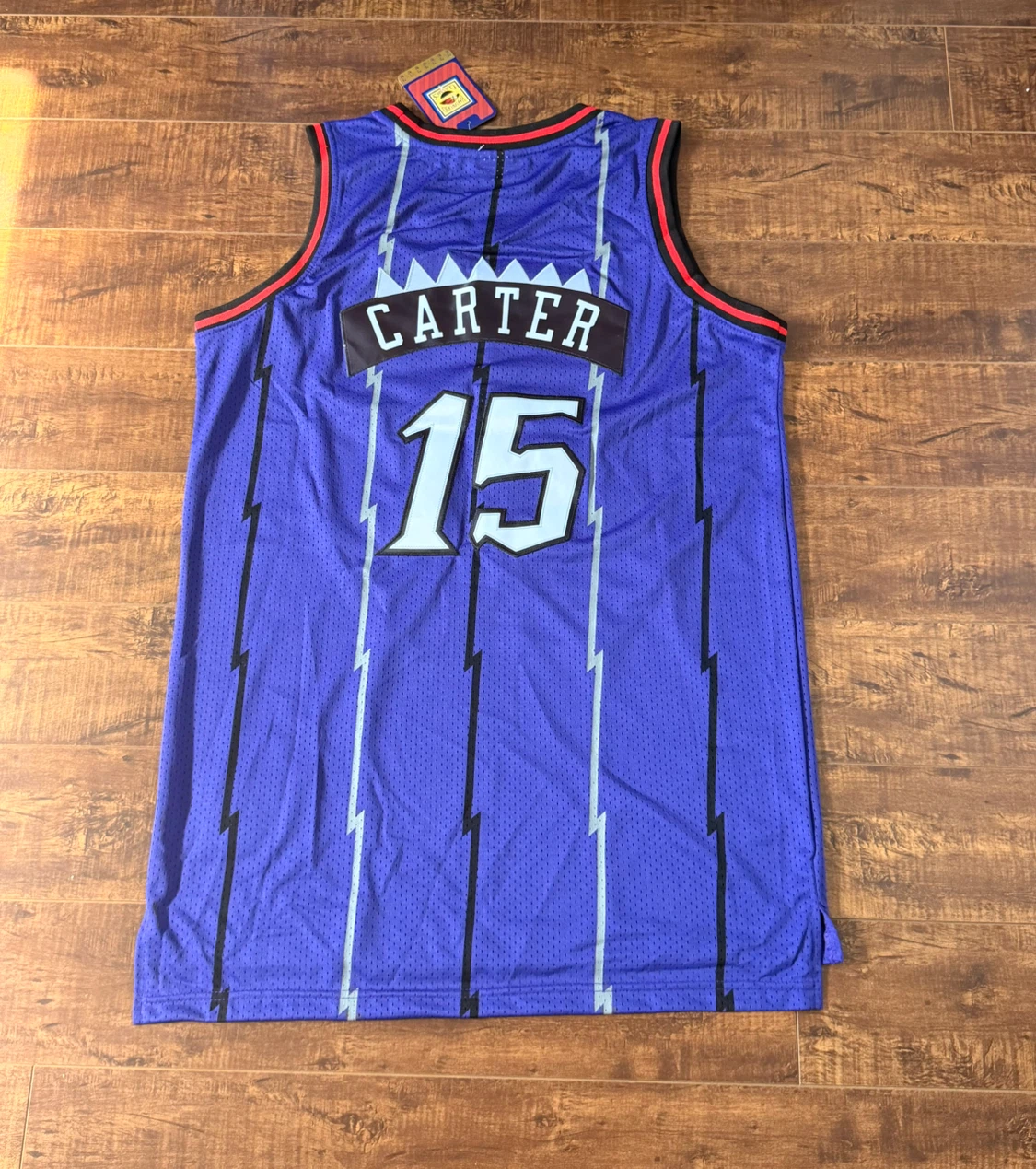 Toronto Raptors Jersey Vintage Carter#15 Size Large & Medium New - photo 2