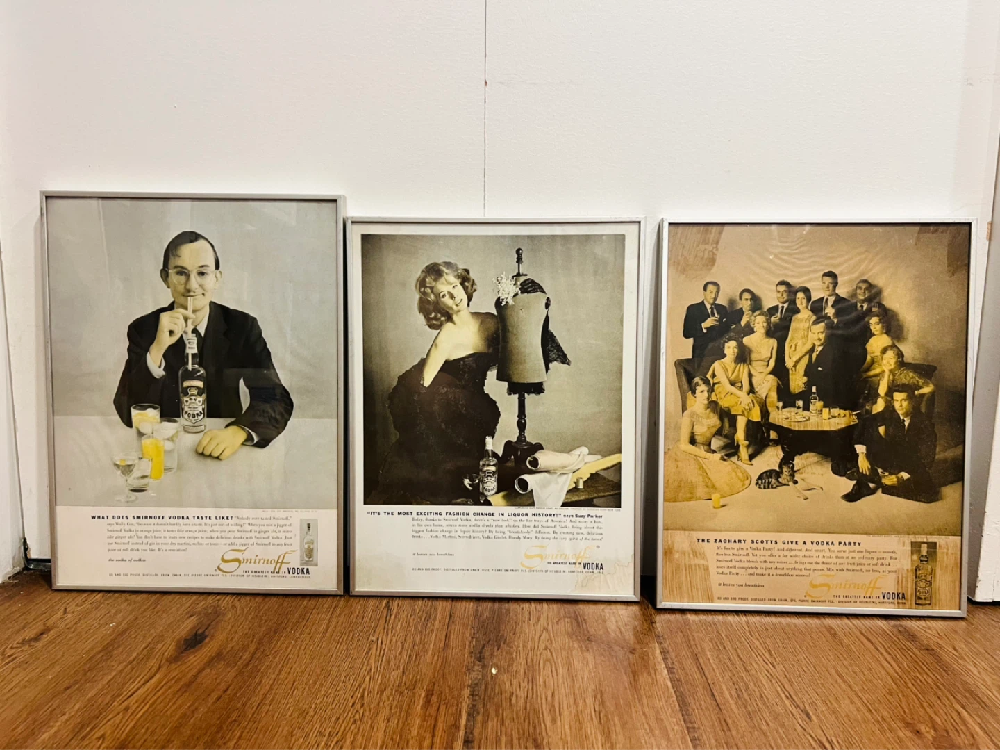 Collection of 10 Vintage Smirnoff Vodka Print Advertisements - photo 3