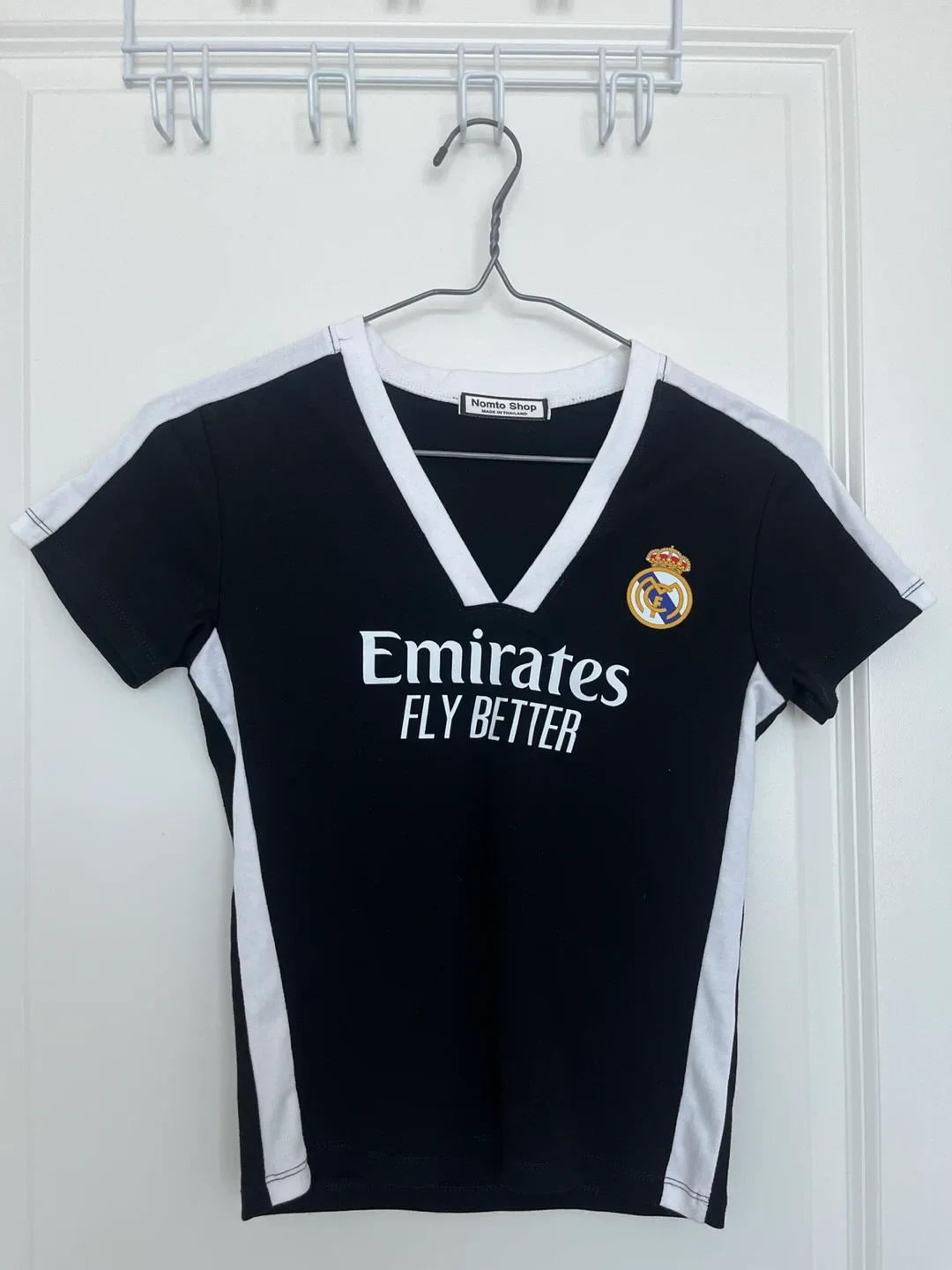 Black T-Shirt with Emirates Fly Better Logo