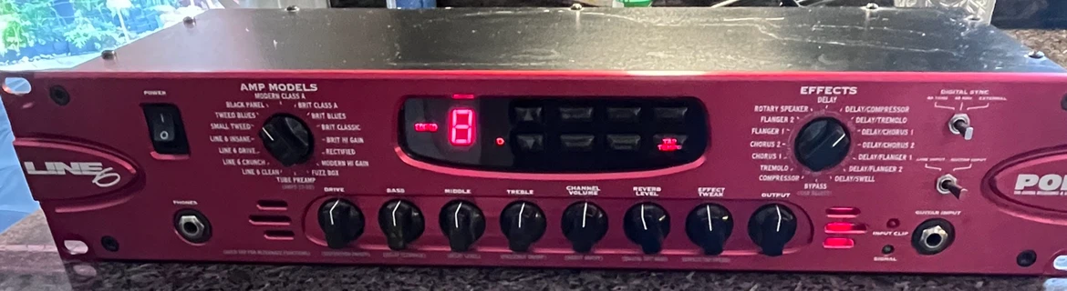 Line 6 POD Pro Guitar Multi-Effects Processor