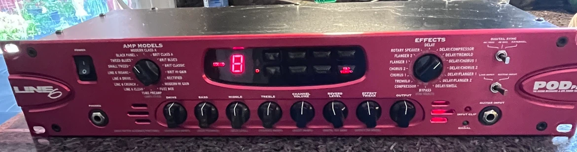 Line 6 POD Pro Guitar Multi-Effects Processor - photo 2
