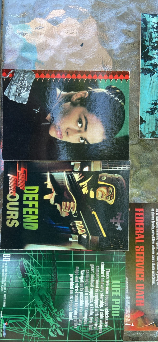 Starship Troopers Movie Trading Cards - photo 2