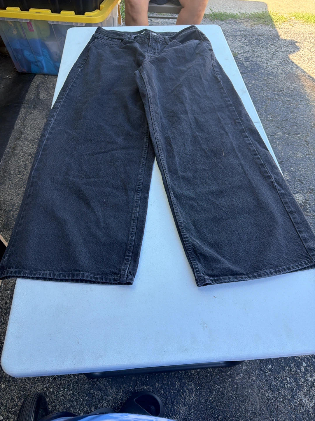 Old Navy Mid-Rise WOW Baggy Wide Leg Jeans Size 8