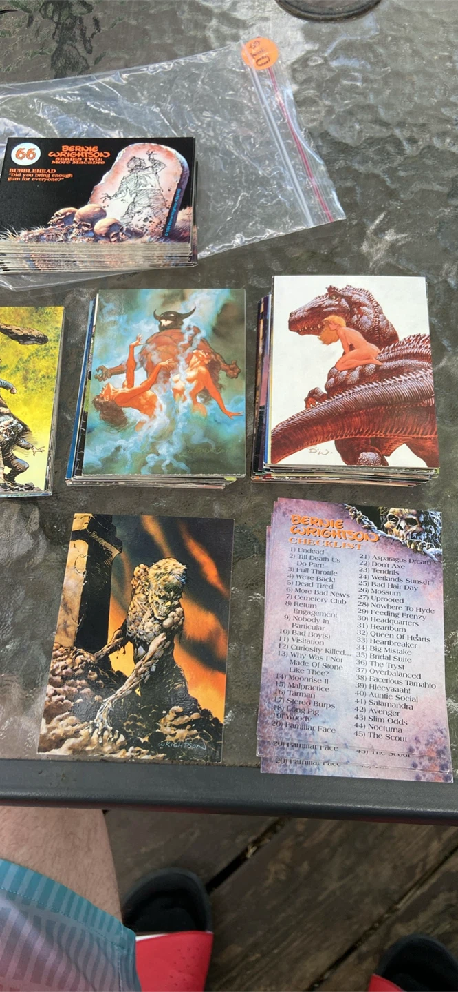 Bernie Wrightson Art Trading Card Set