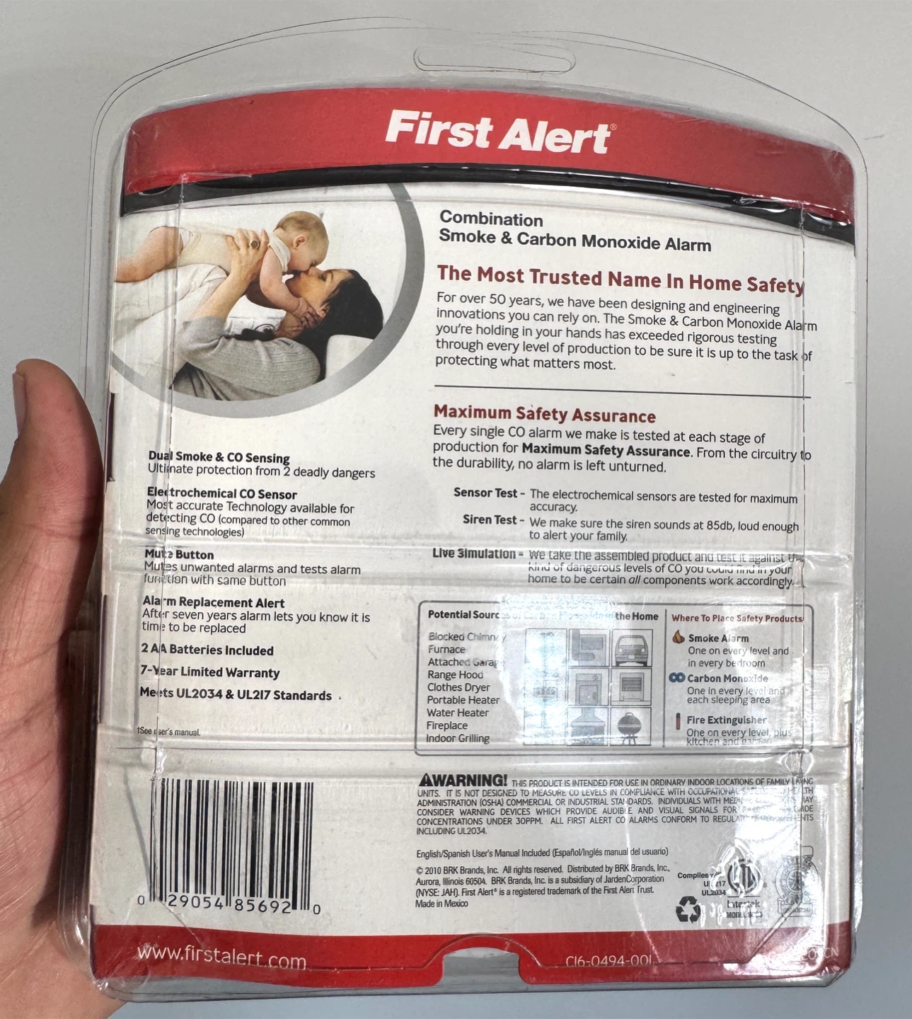 First Alert Smoke & Carbon Monoxide Alarm - photo 2