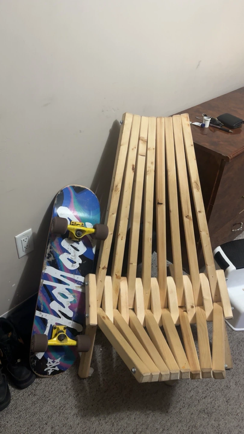 Wooden Accordion Chair