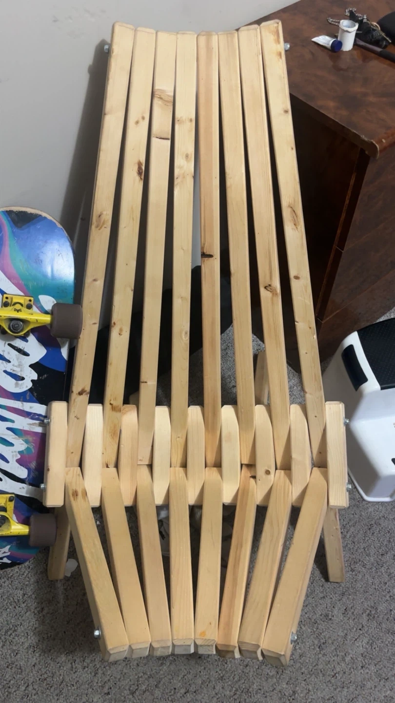 Wooden Accordion Chair - photo 2