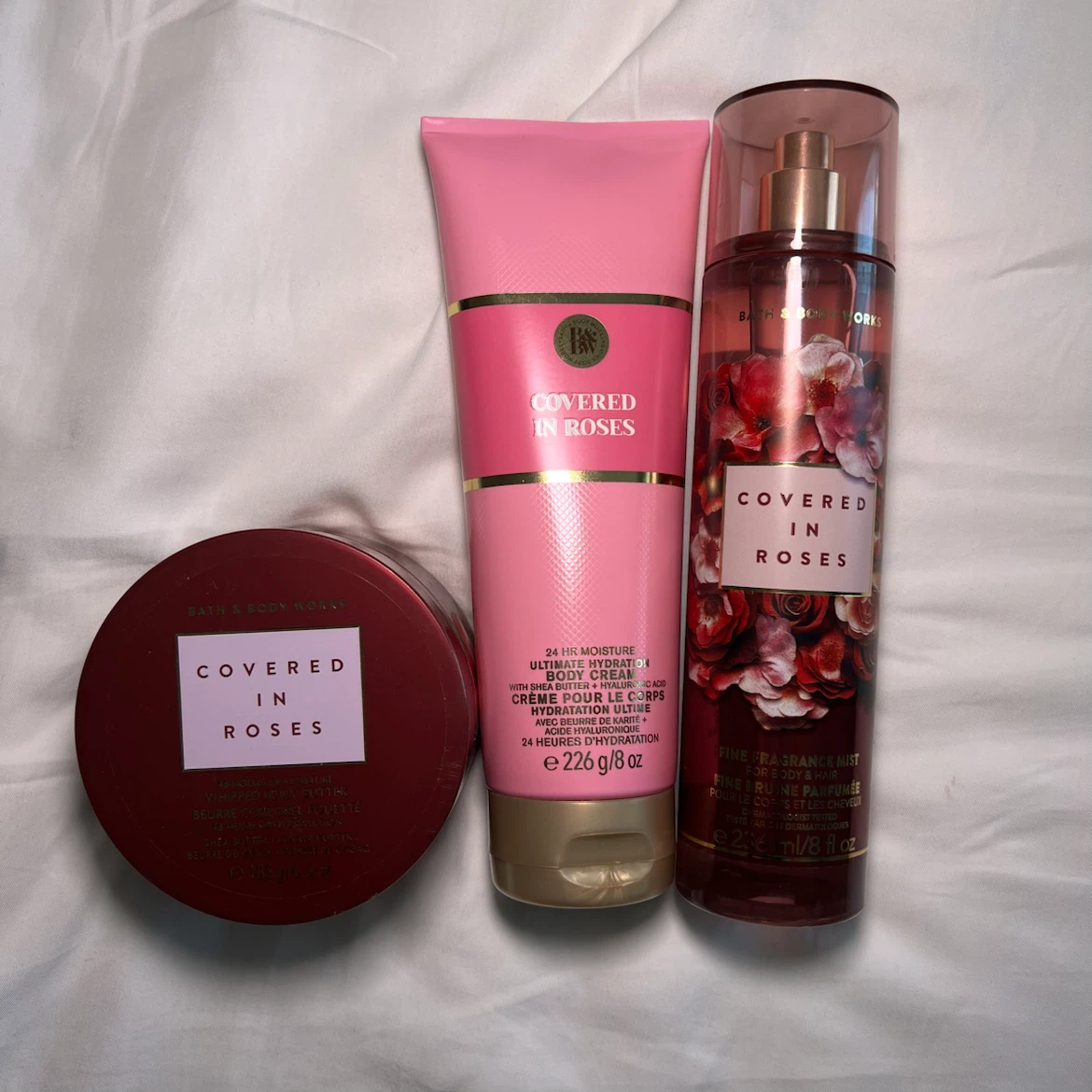 Bath & Body Works Covered in Roses Bundle