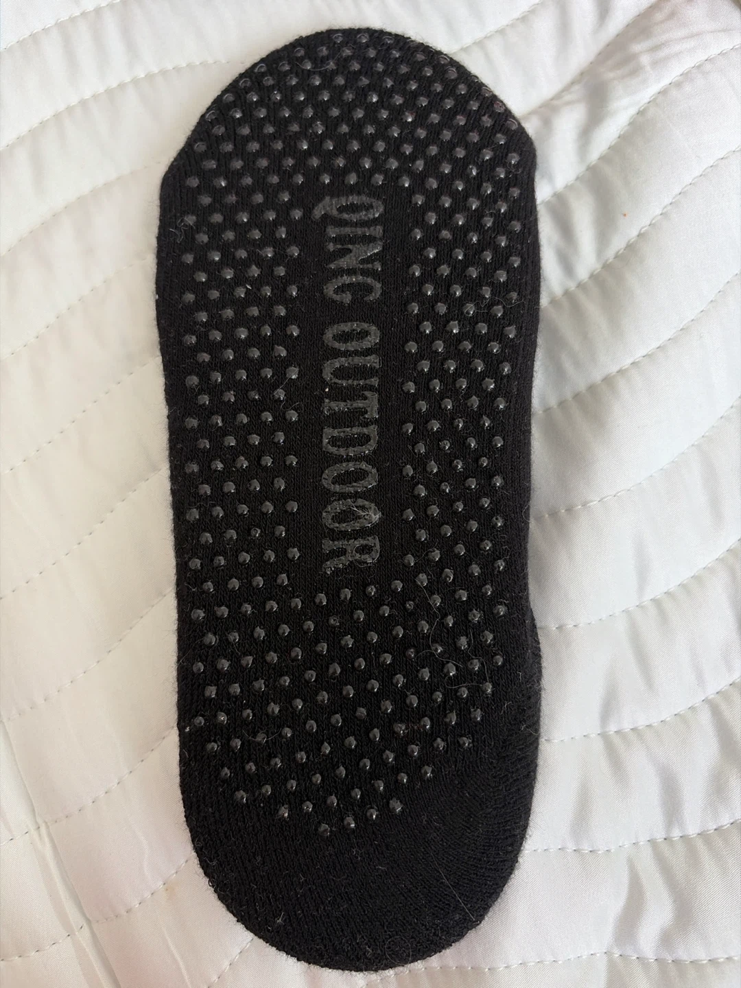 QING OUTDOOR Black Ballet Non-Slip Socks - photo 2