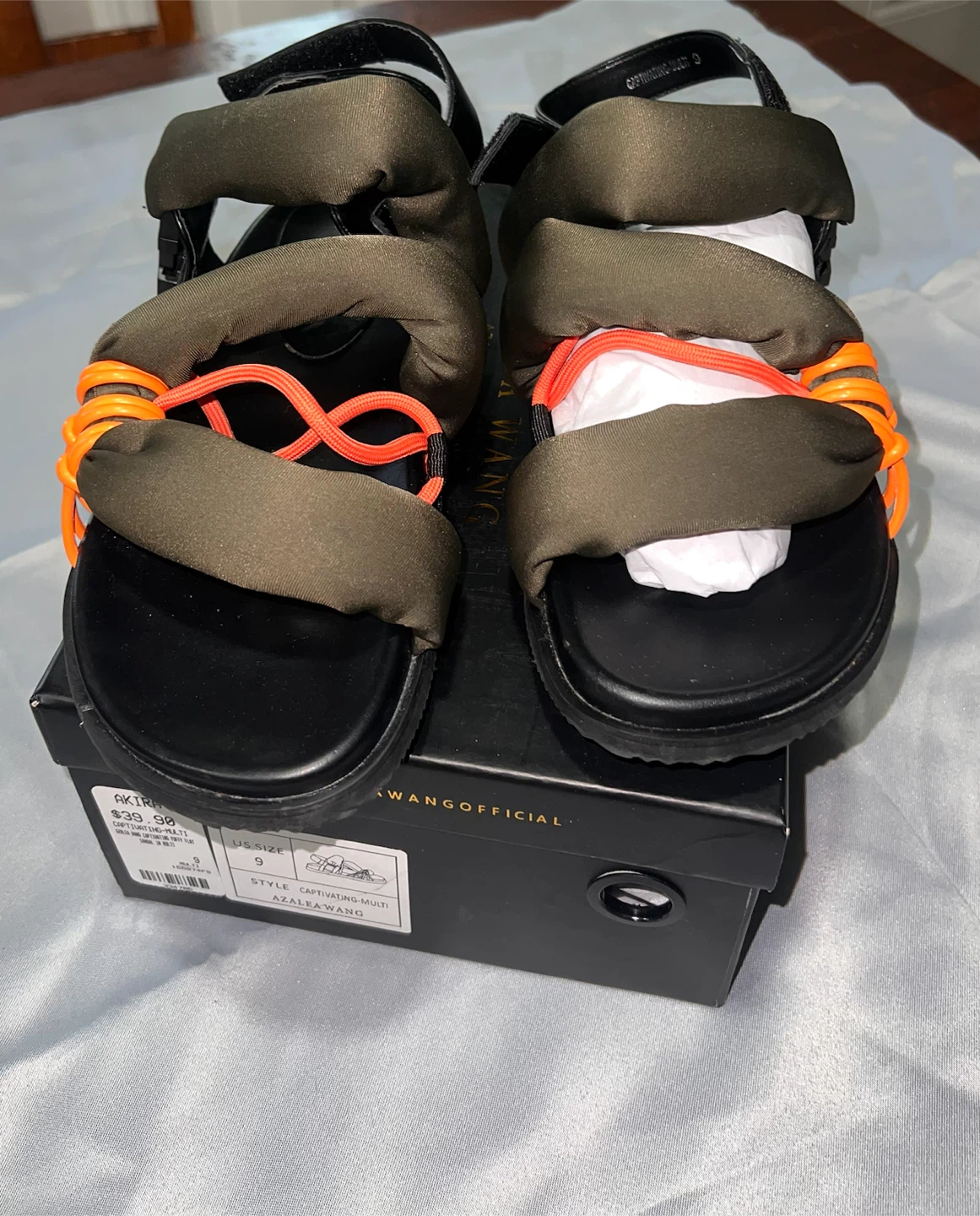 Azalea Wang leather flat sandals