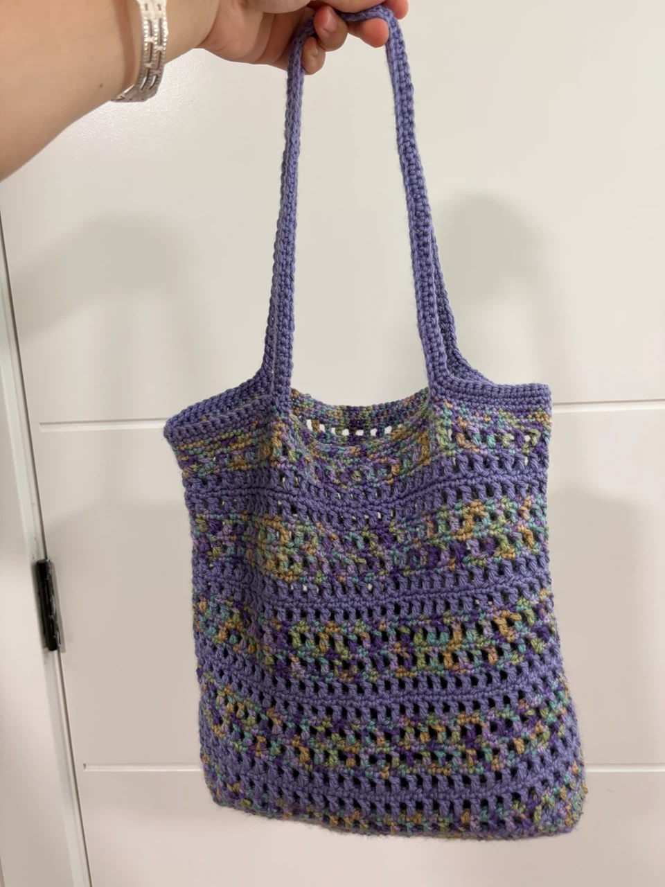 Handmade Crochet Tote Bag + crochet trivet - photo 2