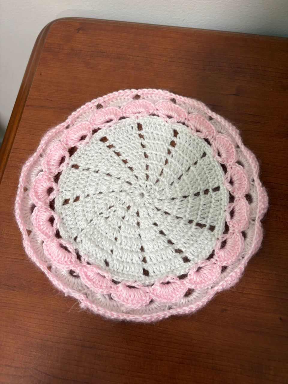 Handmade Crochet Tote Bag + crochet trivet - photo 3