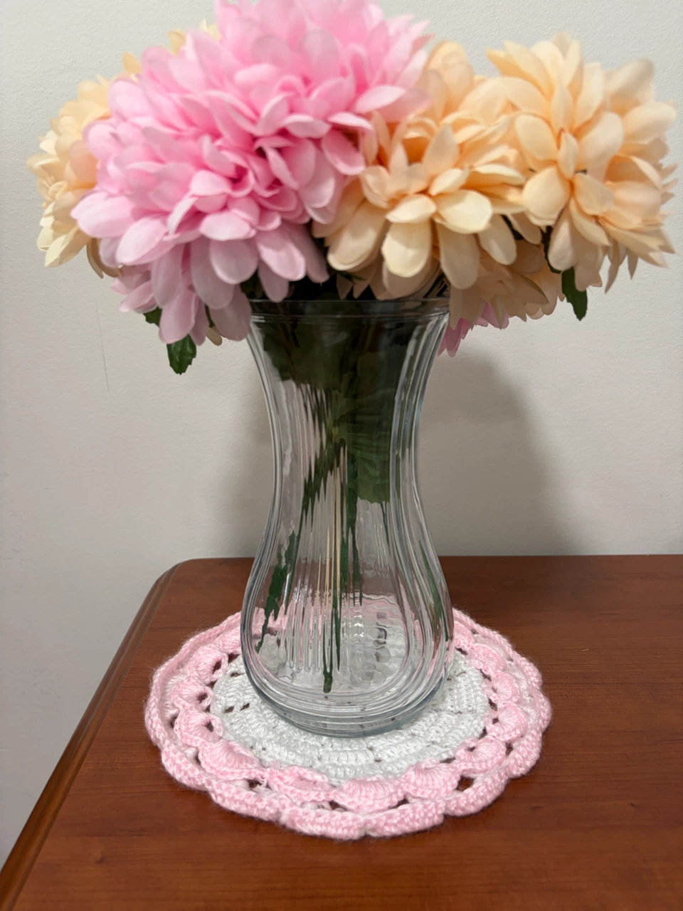 Handmade Crochet Tote Bag + crochet trivet - photo 4
