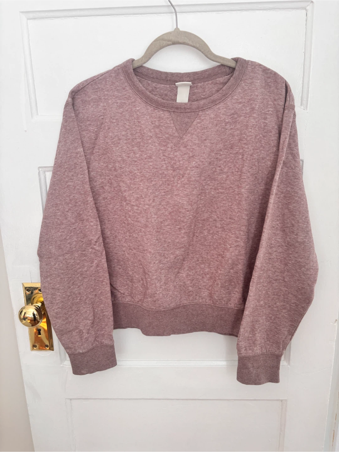 H&M Crewneck Sweatshirt - Dusty Rose - Size L