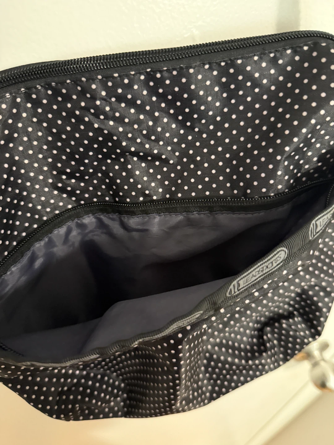 Black and White Polka Dot Bag - photo 4