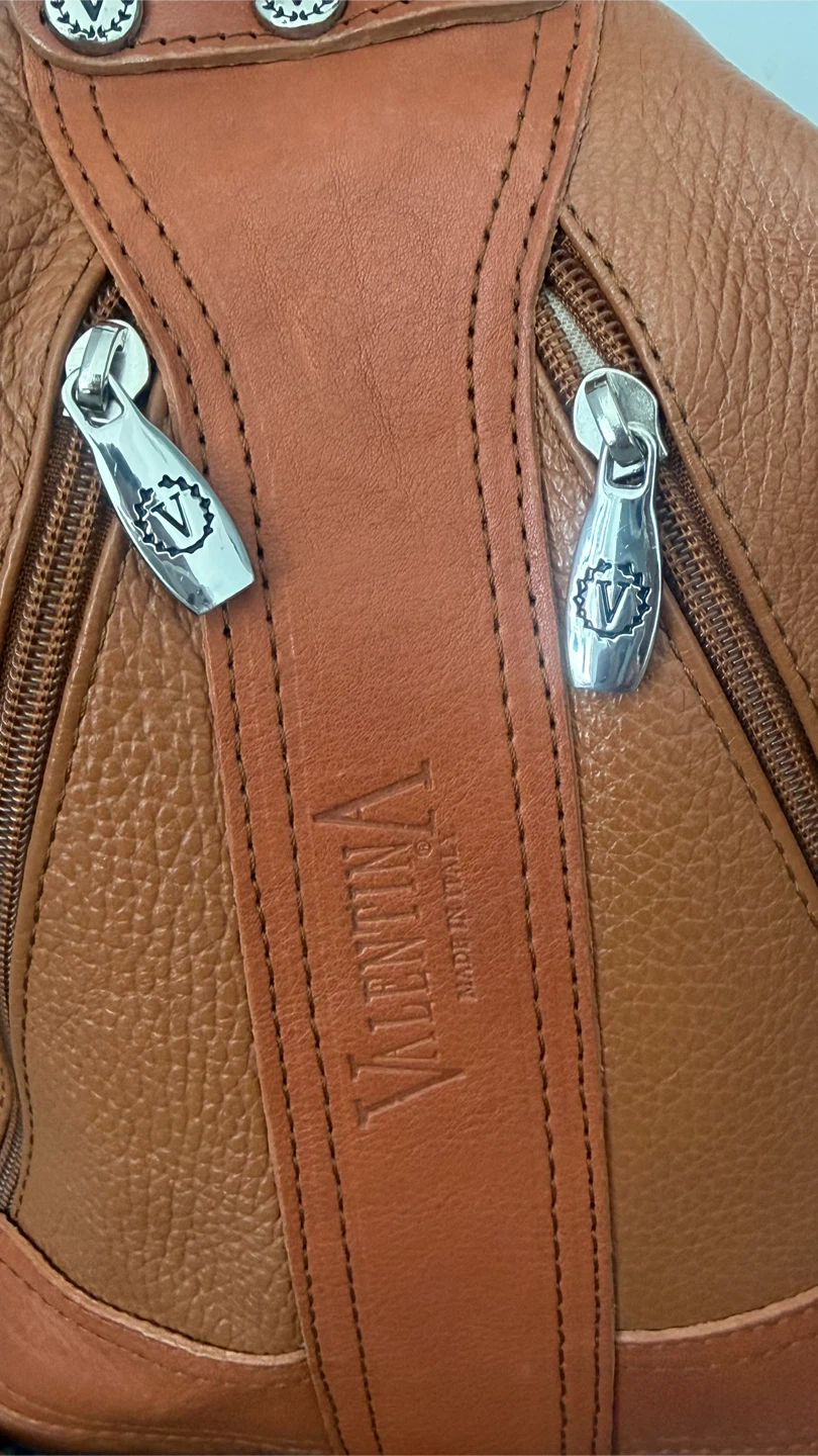 Valentina Genuine Leather Backpack - Brown - photo 2