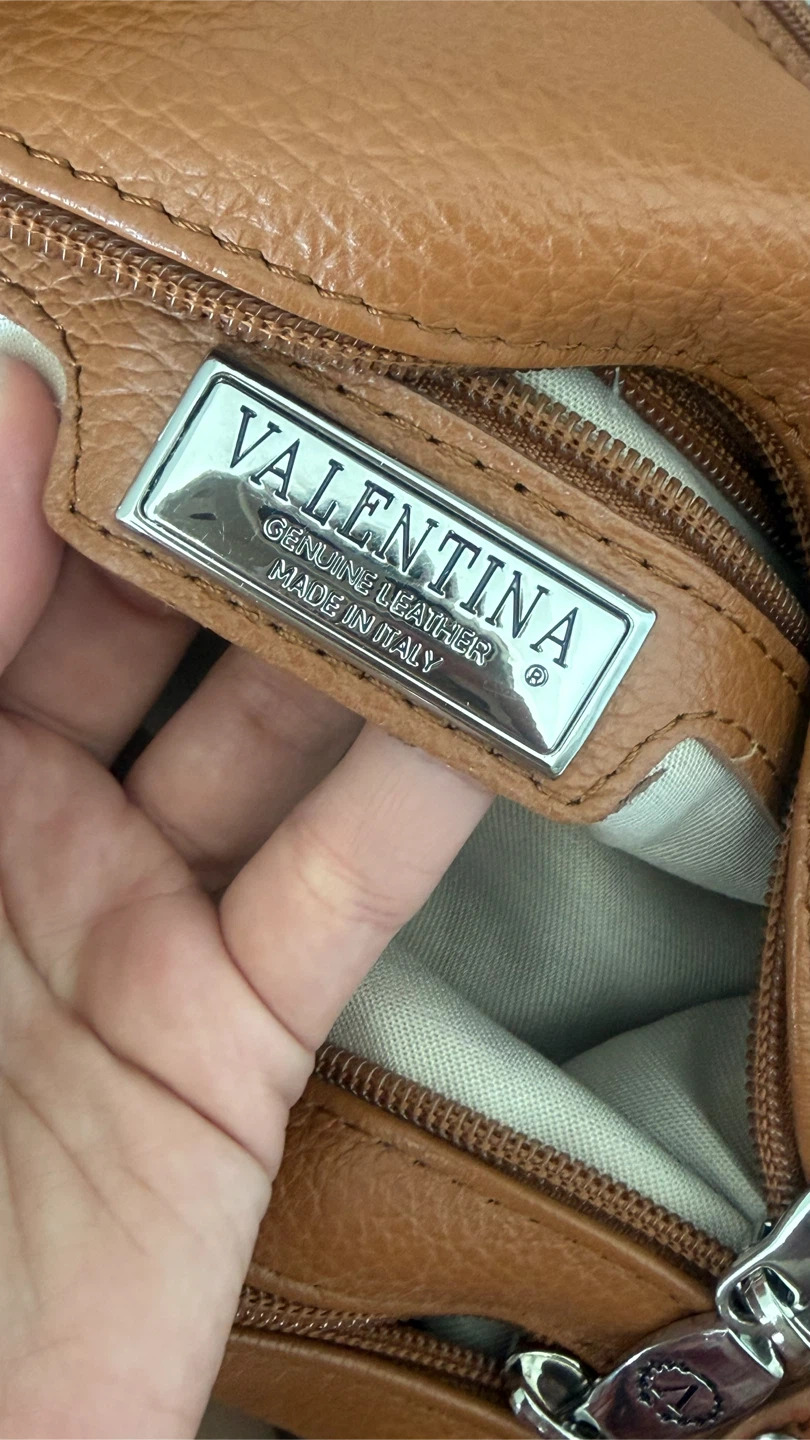 Valentina Genuine Leather Backpack - Brown - photo 4