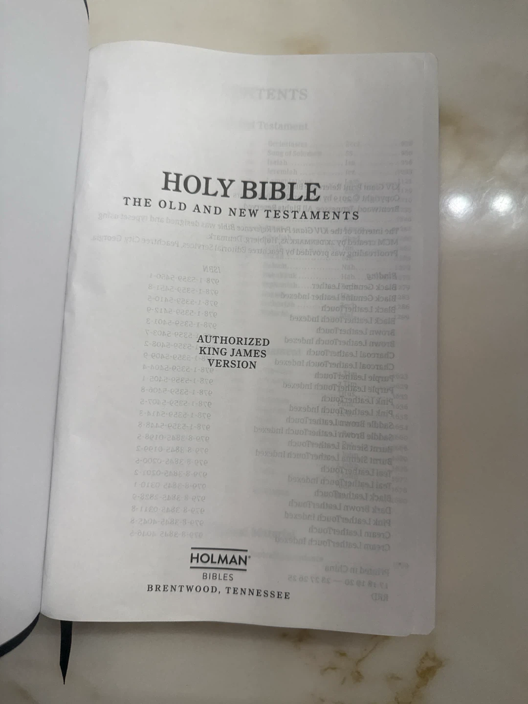 Holy Bible The Old and New Testaments - photo 3