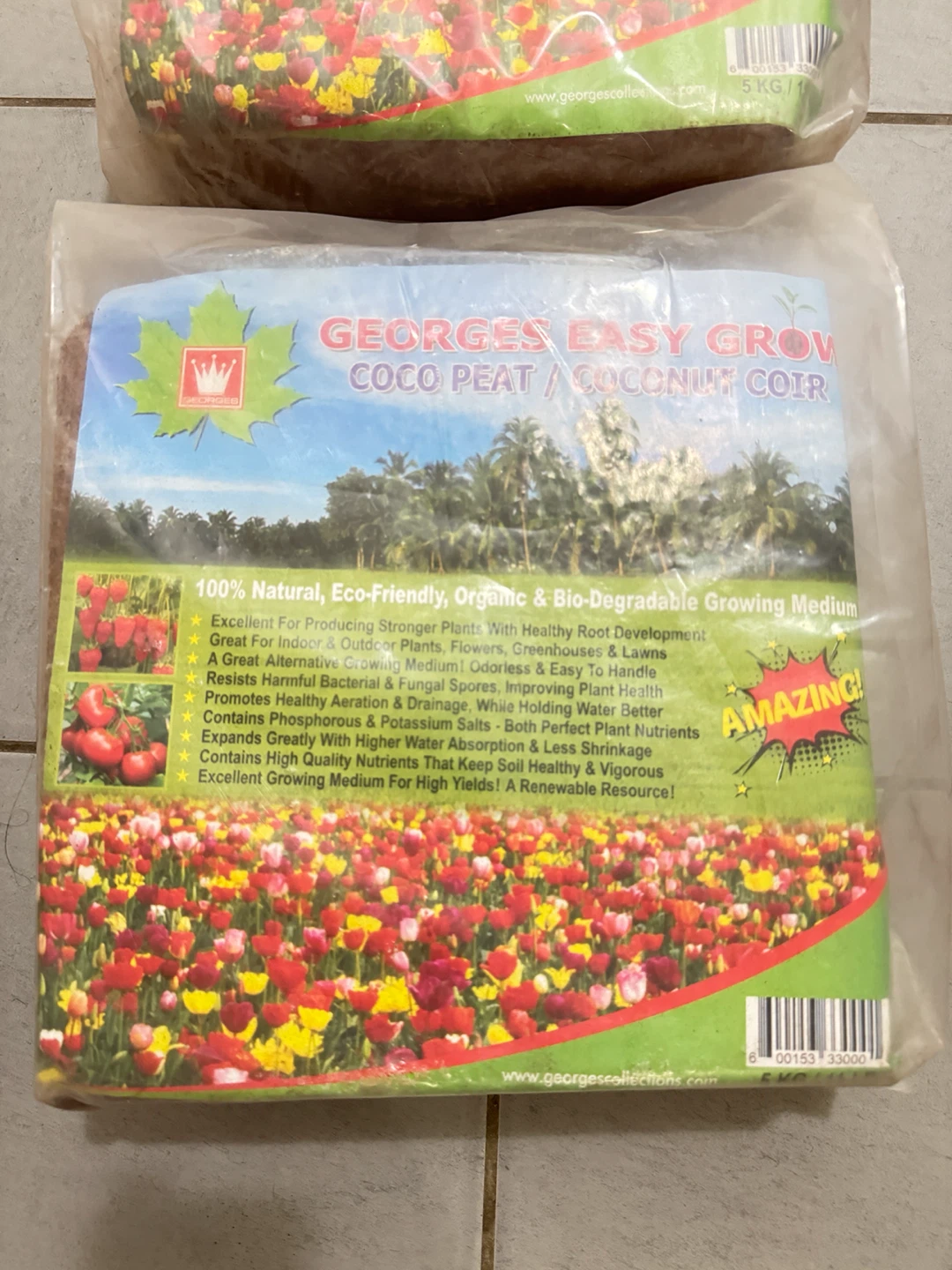 Georges Easy Grow Coco Peat / Coconut Coir 5 KG