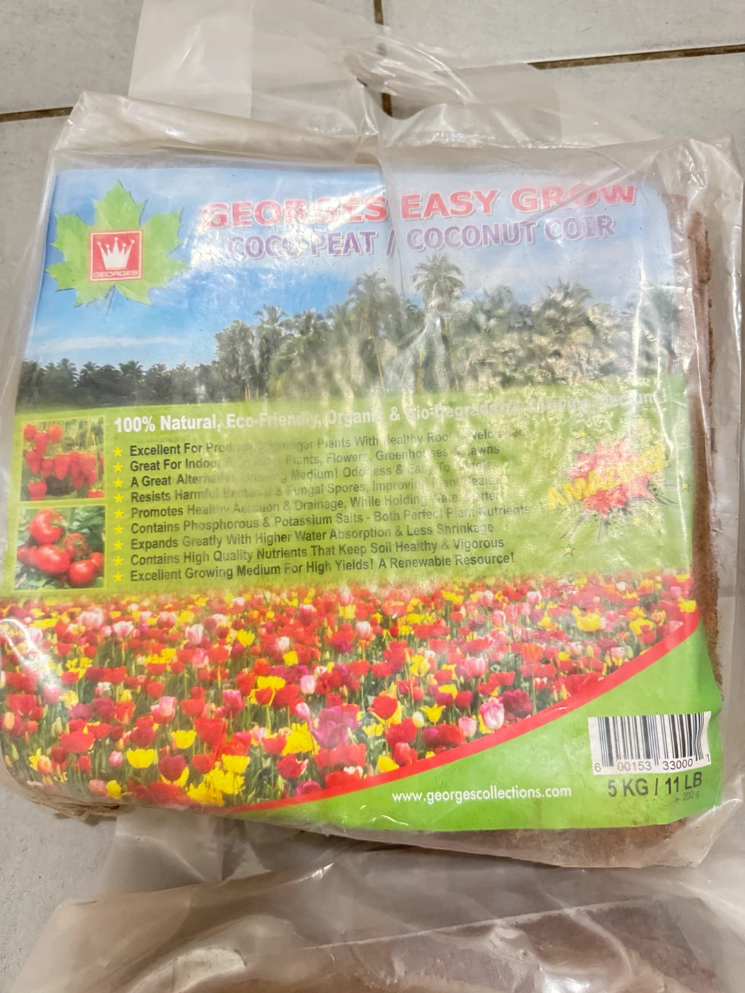 Georges Easy Grow Coco Peat / Coconut Coir 5 KG - photo 2
