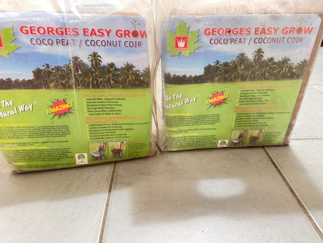 Georges Easy Grow Coco Peat / Coconut Coir 5 KG - photo 4