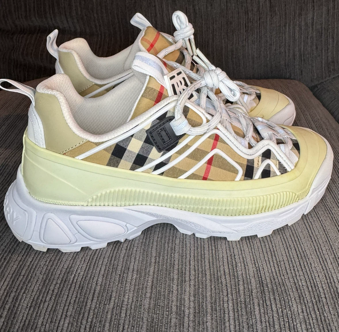 Burberry Vintage Check Chunky Sneakers Women's EU 35