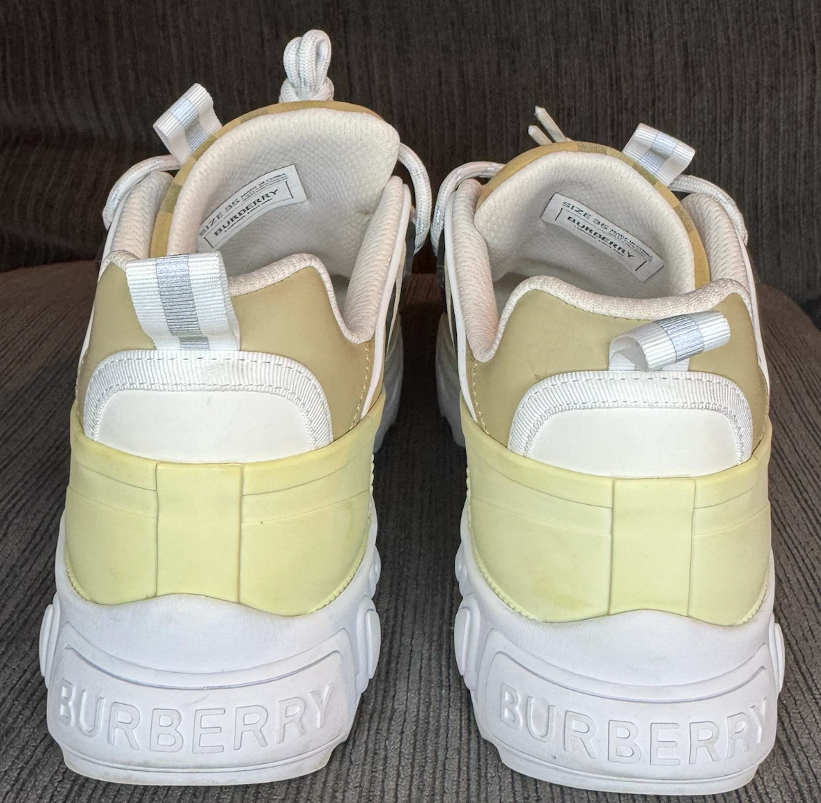 Burberry Vintage Check Chunky Sneakers Women's EU 35 - photo 2
