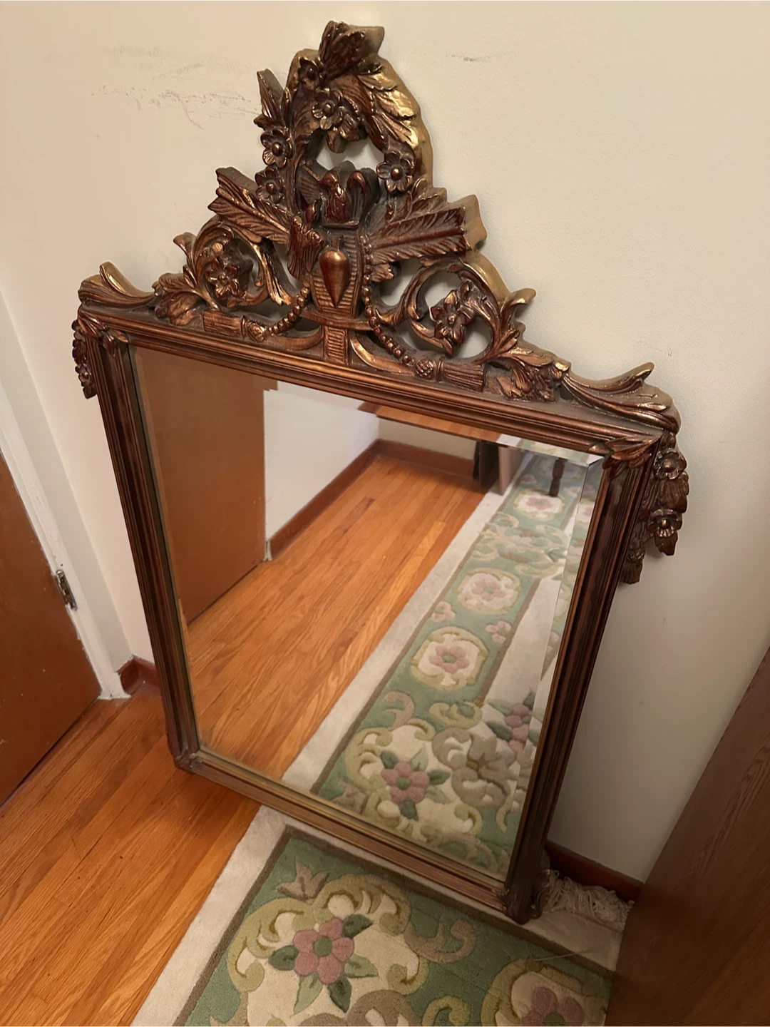 Ornate Carved Wall Mirror
