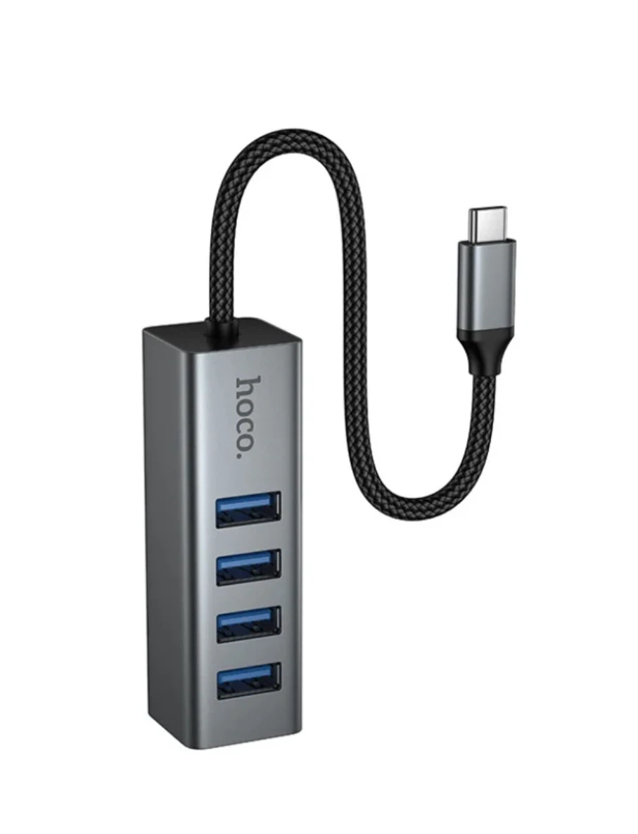 HOCO 4-in-1 USB Hub HB1C - photo 2