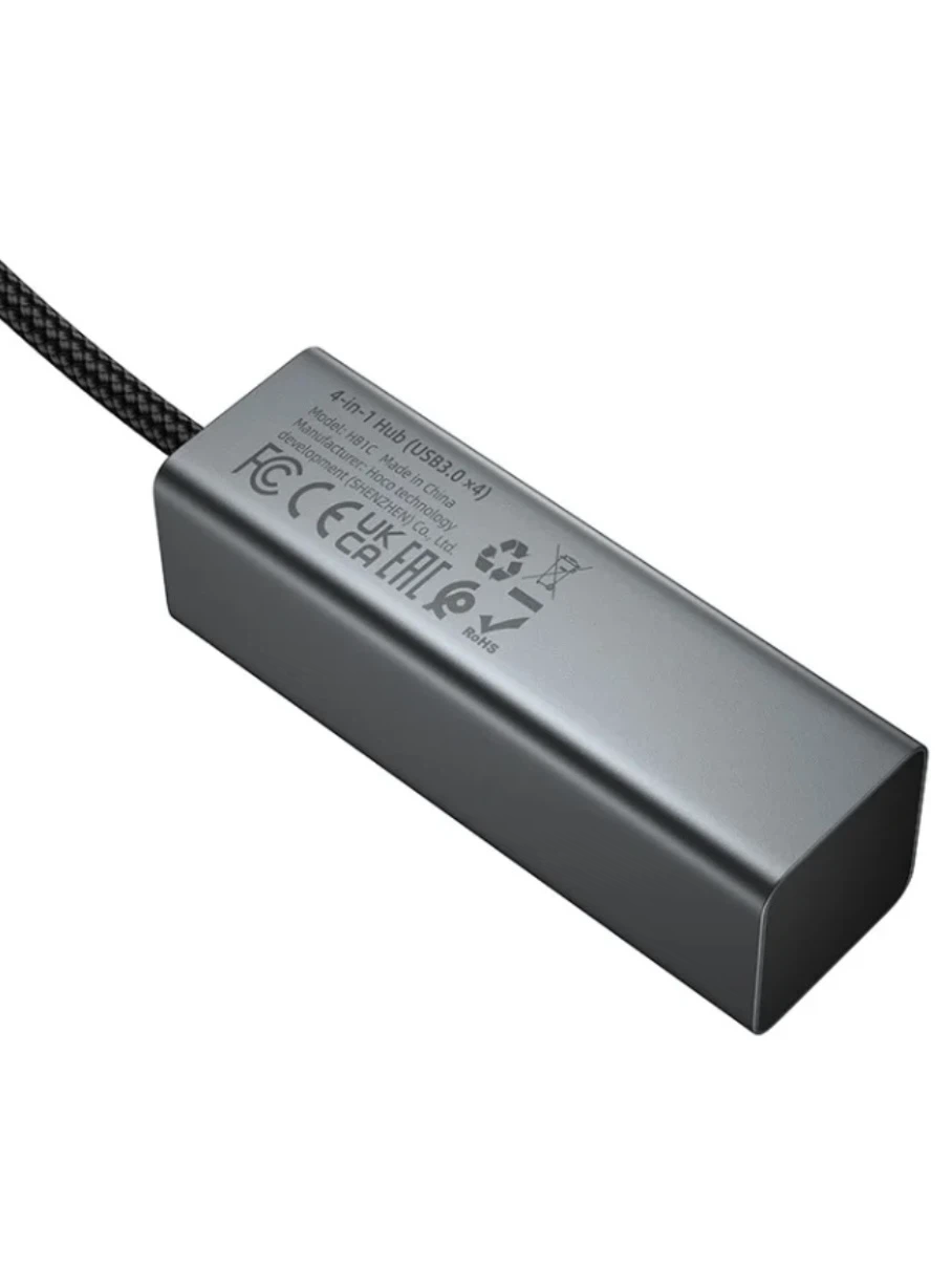 HOCO 4-in-1 USB Hub HB1C - photo 3