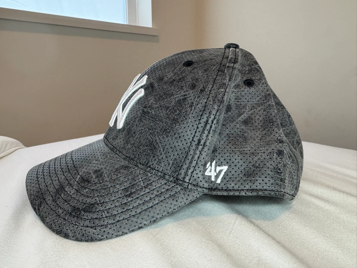 New York Yankees Gray Adjustable Baseball Cap Hat One Size MLB - photo 3