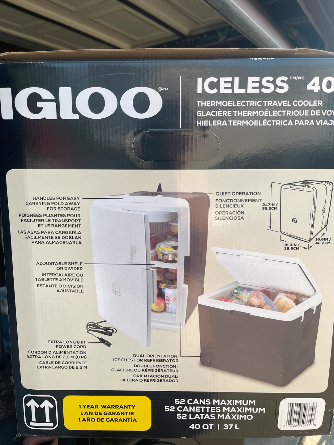 Igloo ICELess 40 Thermoelectric Travel Cooler 40 QT - photo 2