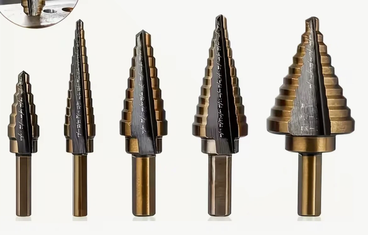 Step Drill Bit Set (5 Pieces)