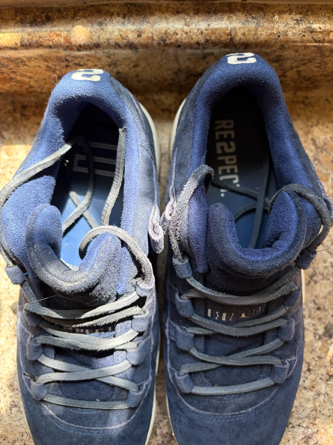 Air Jordan 11 Retro Suede "Respect" Navy Blue - photo 5