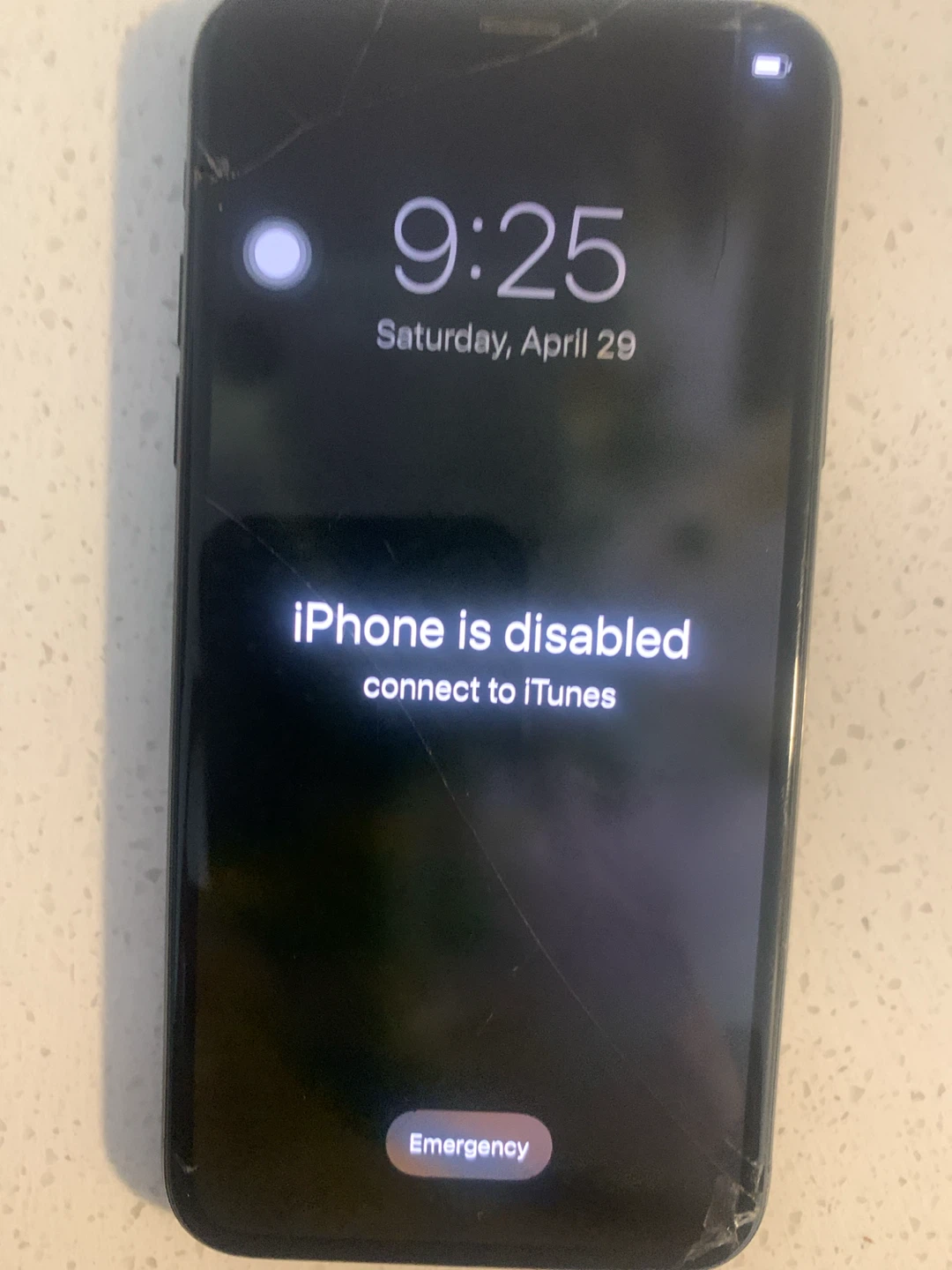 iPhone (Disabled - Connect to iTunes) - photo 2