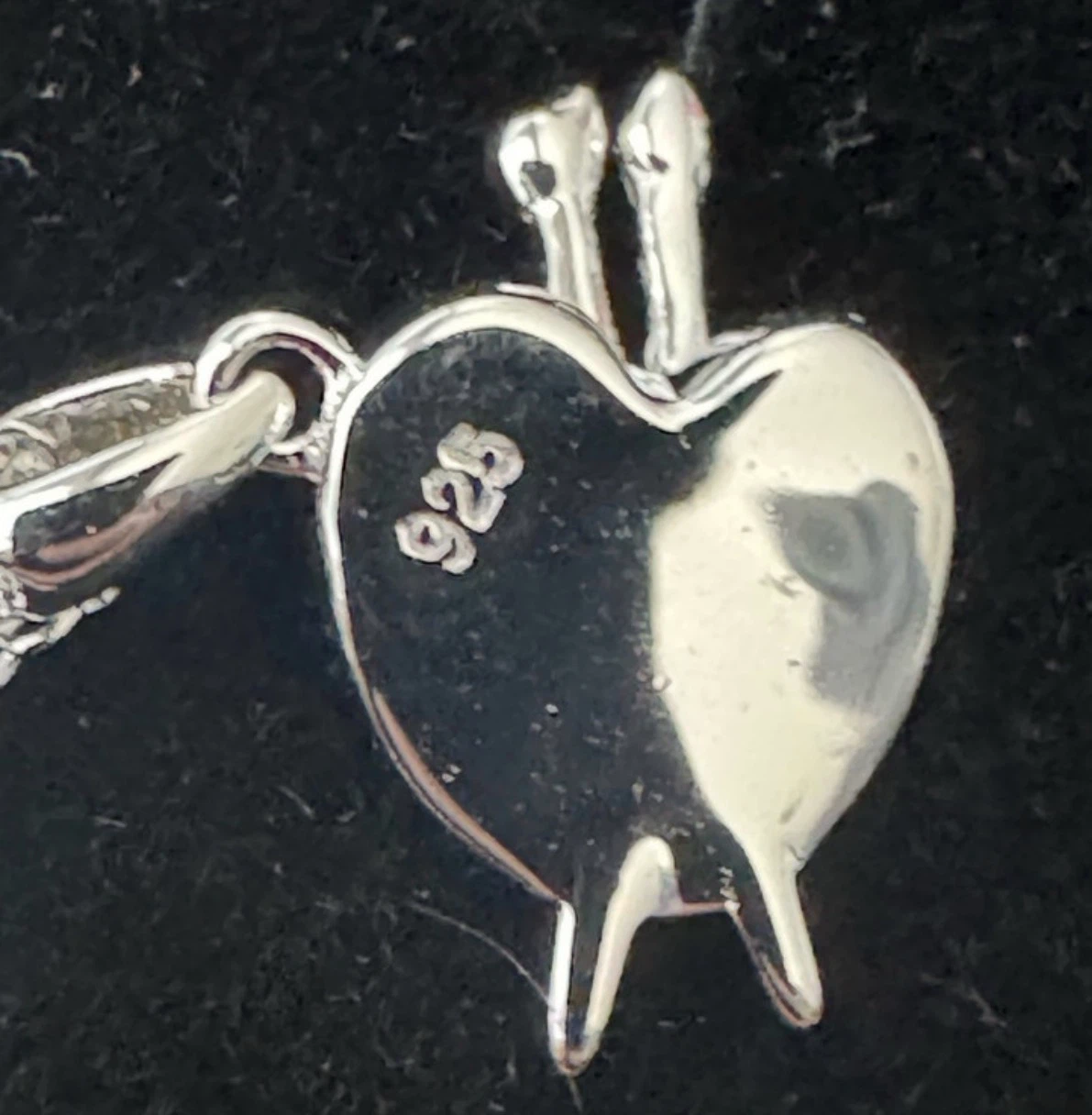 New Silver Necklace – 16” (975 Stamp) with Pendant - photo 2