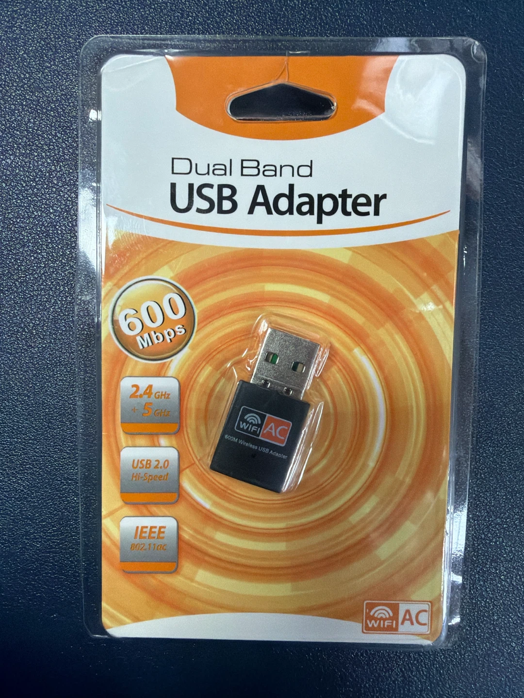 Dual Band USB WiFi Adapter 600Mbps