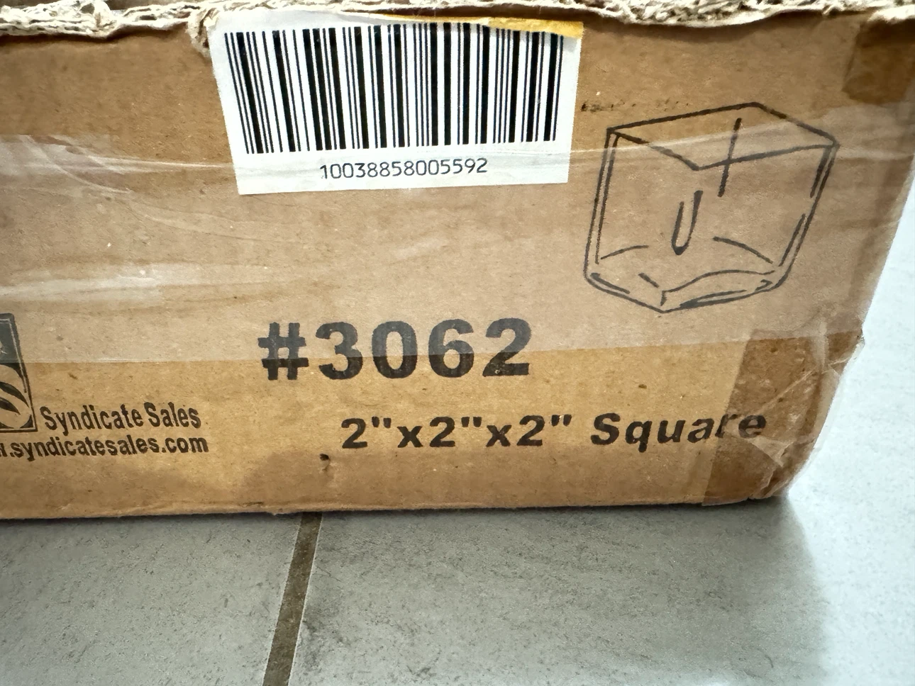 Syndicate Sales 2" x 2" x 2" Square Candle Holders (Set of 24) - photo 2