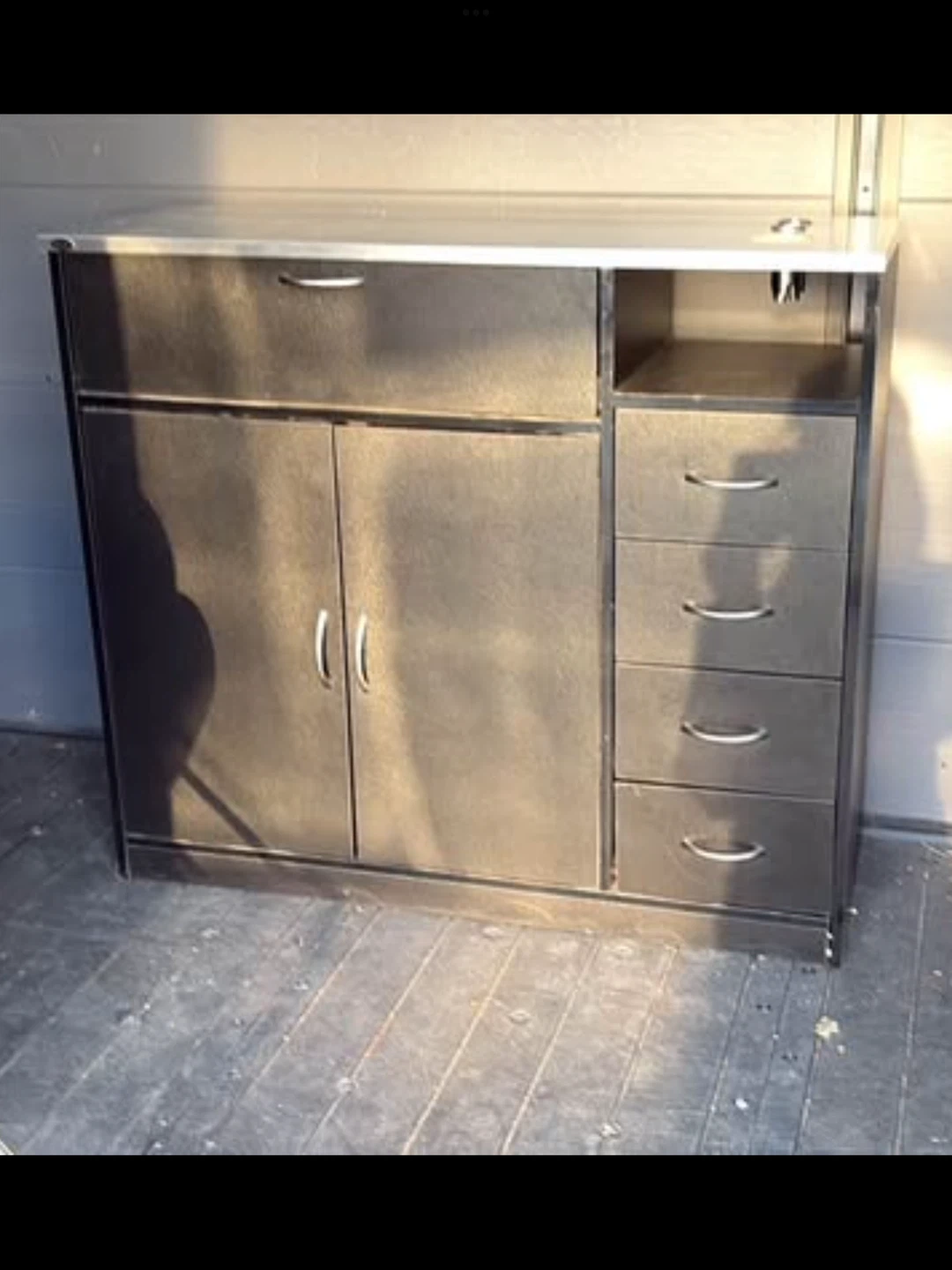 Salon Cabinet with Doors and Drawers