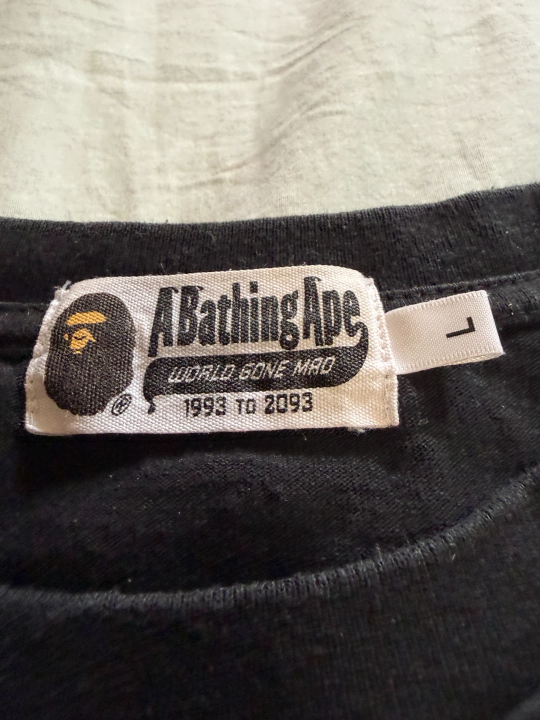 A Bathing Ape Black Graphic T-Shirt Size L - photo 2