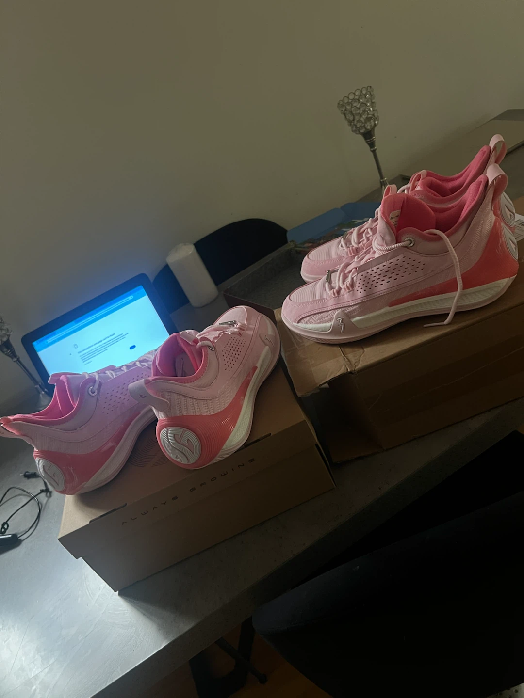 Pink Athletic Shoes - photo 2