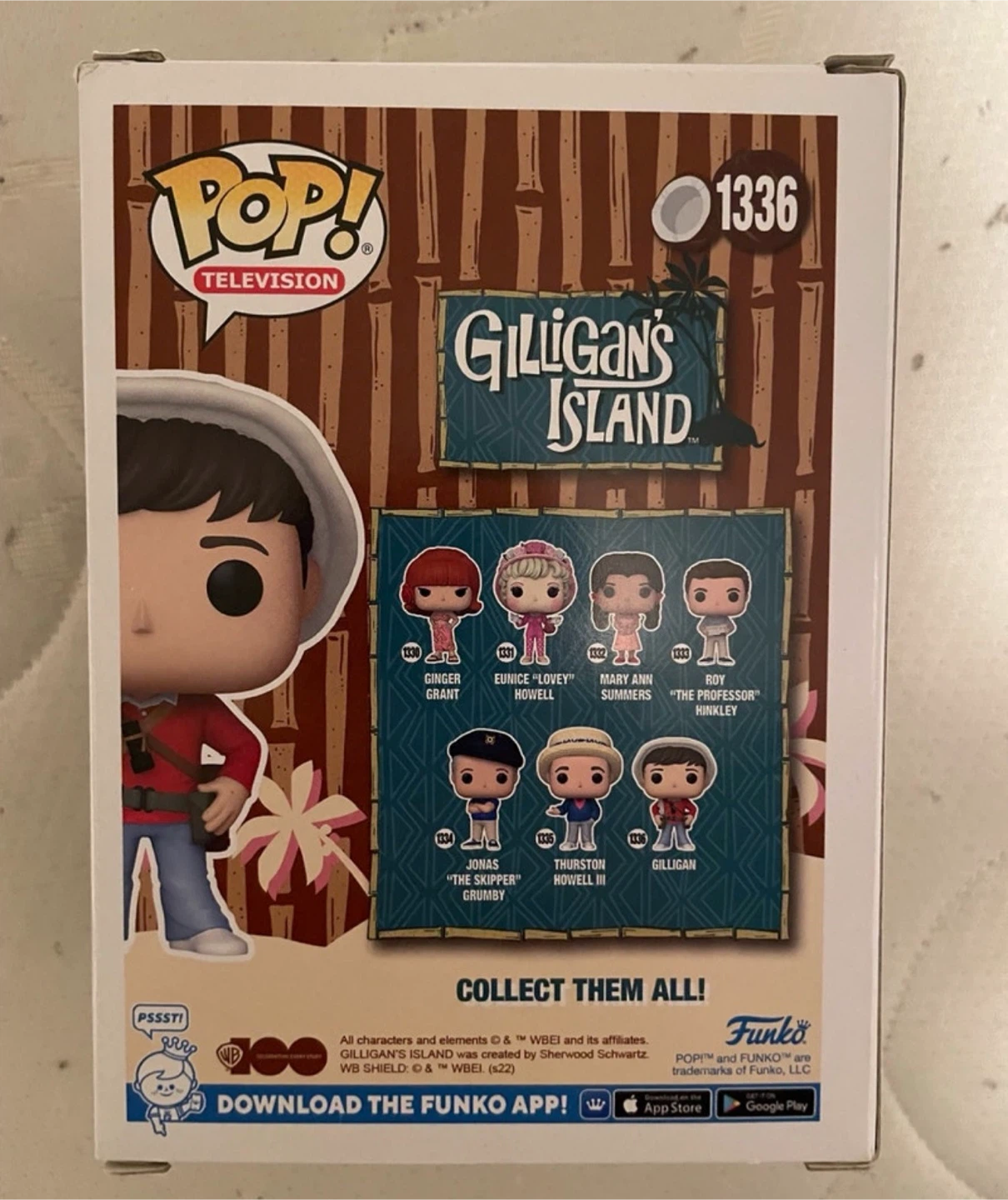 Funko Pop! Gilligan 1336 Gilligan's Island TV Vinyl Figure - photo 3